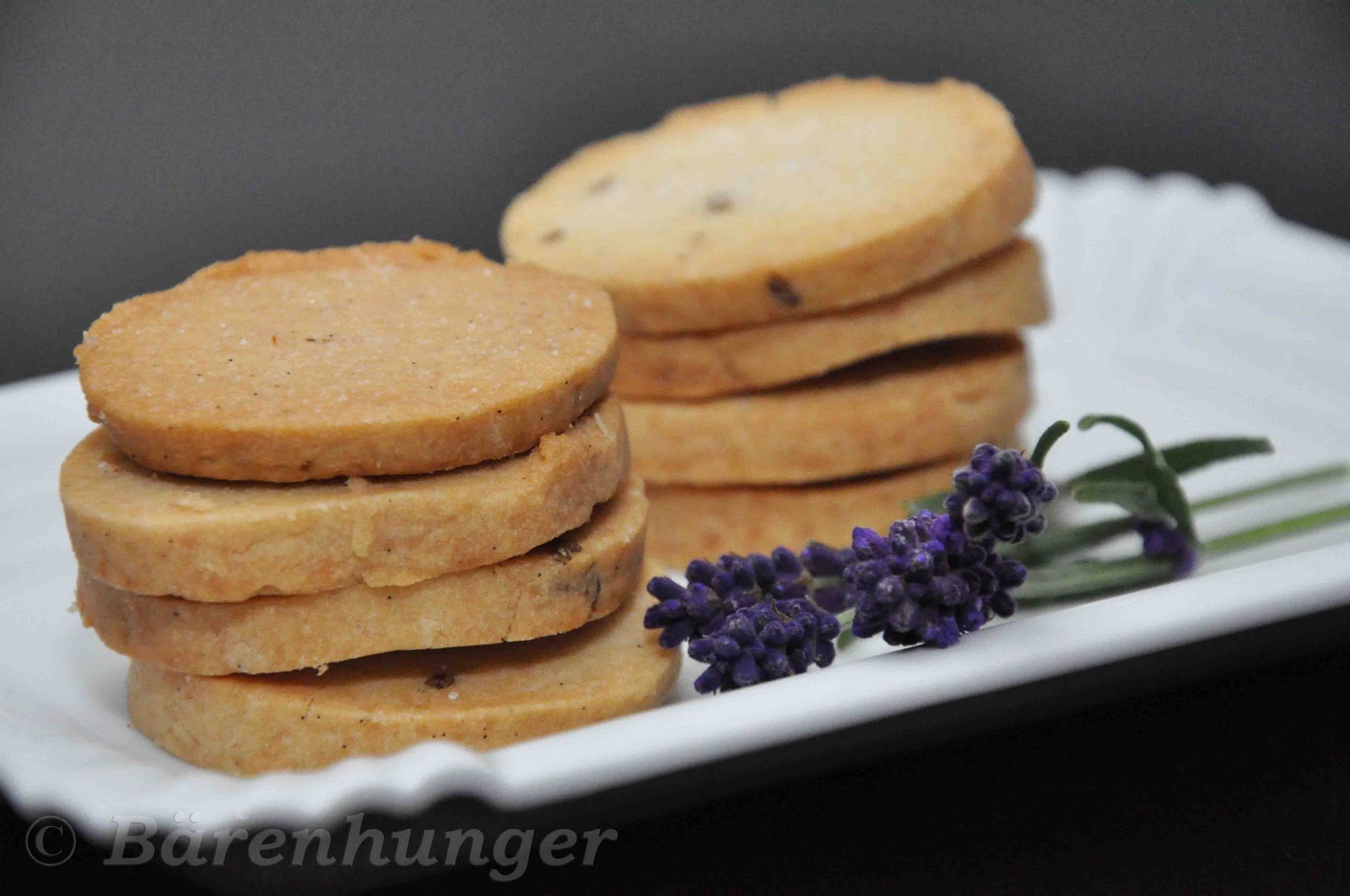 Lavendel Shortbread Cookies | Bärenhunger