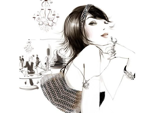 Sophie Griotto 1975 | French fashion illustrator