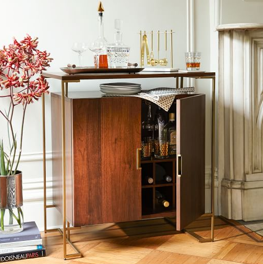 Lisa Mende Design 7 Great Bar Carts & 7 Tips on Stocking A Bar Cart