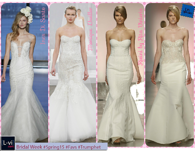 [SS15] Bridal dresses: Trumphet dress. Vestido corte sirena L-vi.com