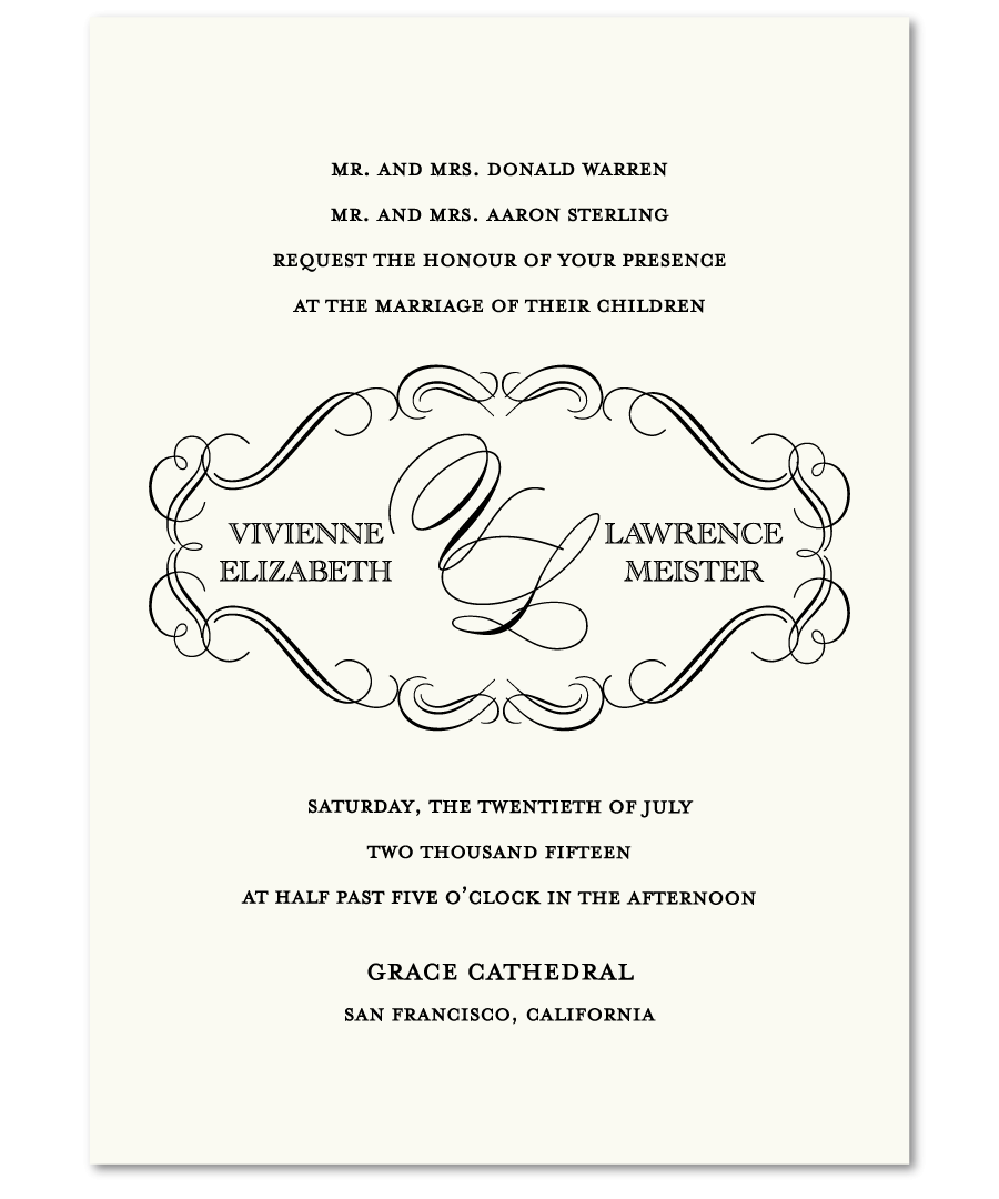Wedding Litoon Wedding Invitations