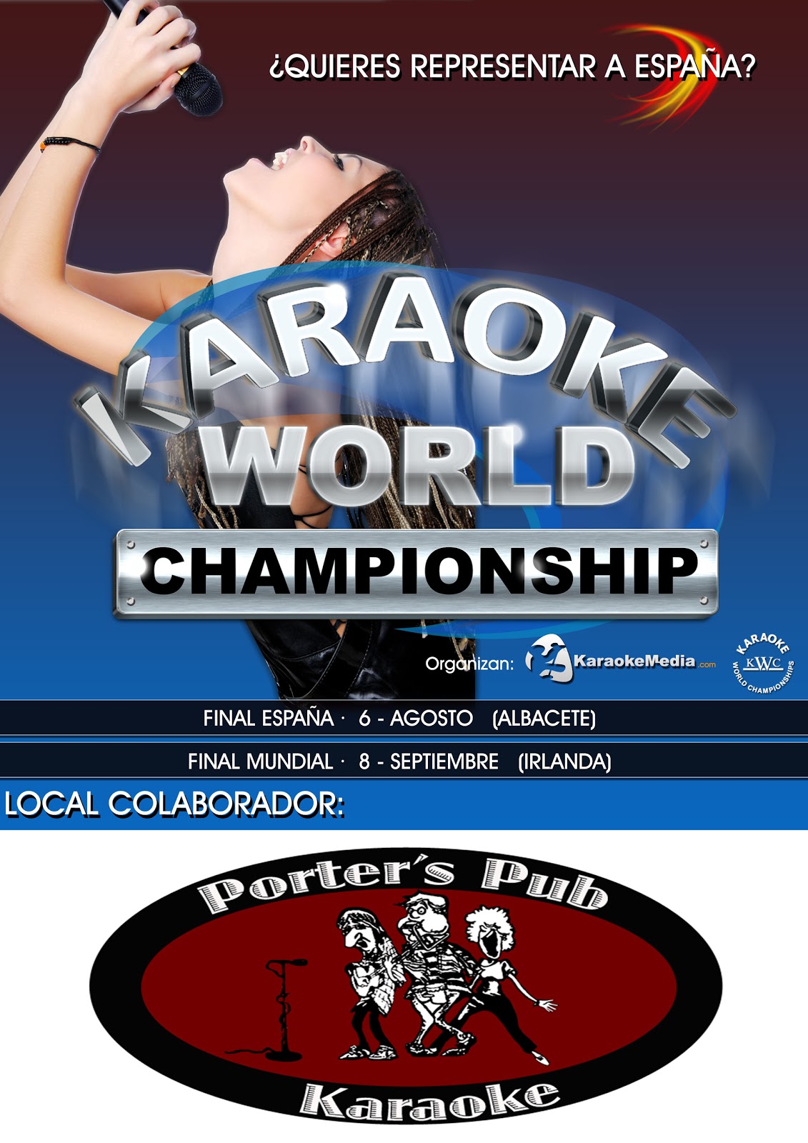 Porter's Pub Karaoke KARAOKE WORLD CHAMPIONSHIP