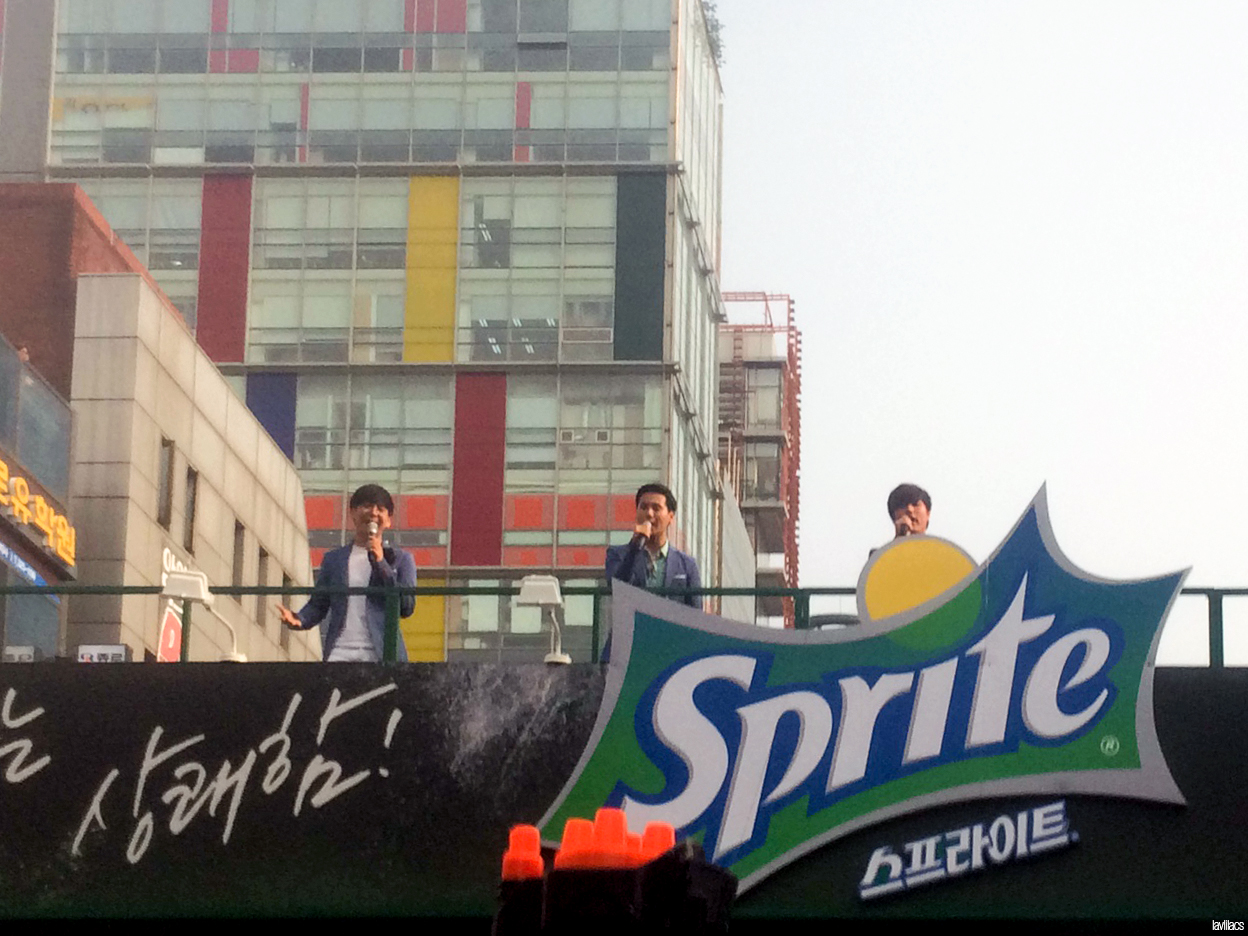 Seoul, Korea - Summer Study Abroad 2014 - Sinchon Water Gun Festival 2014 Live singing