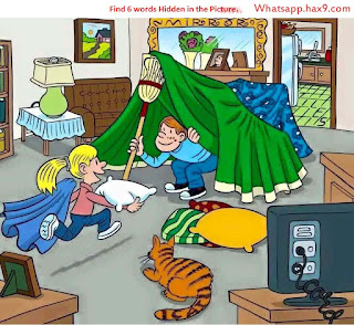 There are 6 words hidden in this picture There are 6 words hidden in this picture