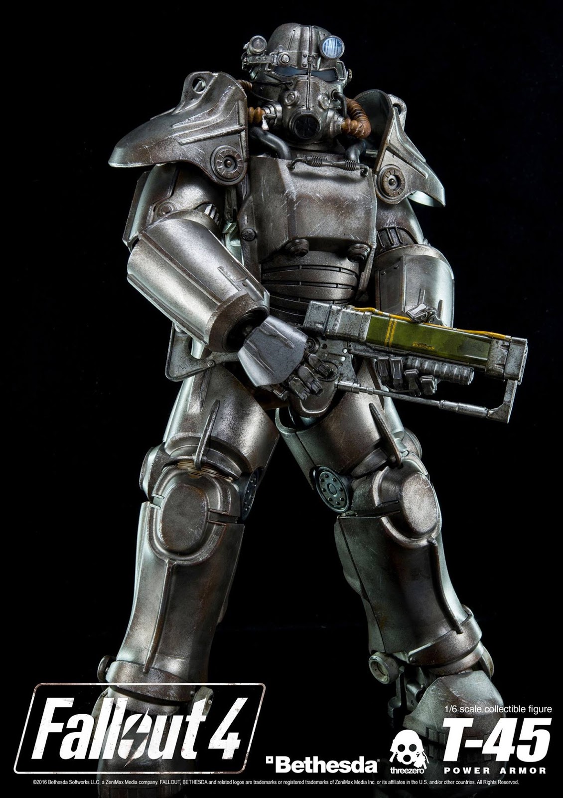 toyhaven: Pre-order ThreeZero 1/6th scale Fallout 4 T-45 Power Armor 14.5-inch tall Collectible