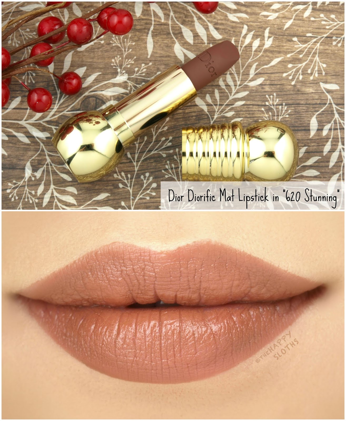 Dior | Holiday 2018 Diorific Mat Lipstick in "620 Stunning": Review and Swatches