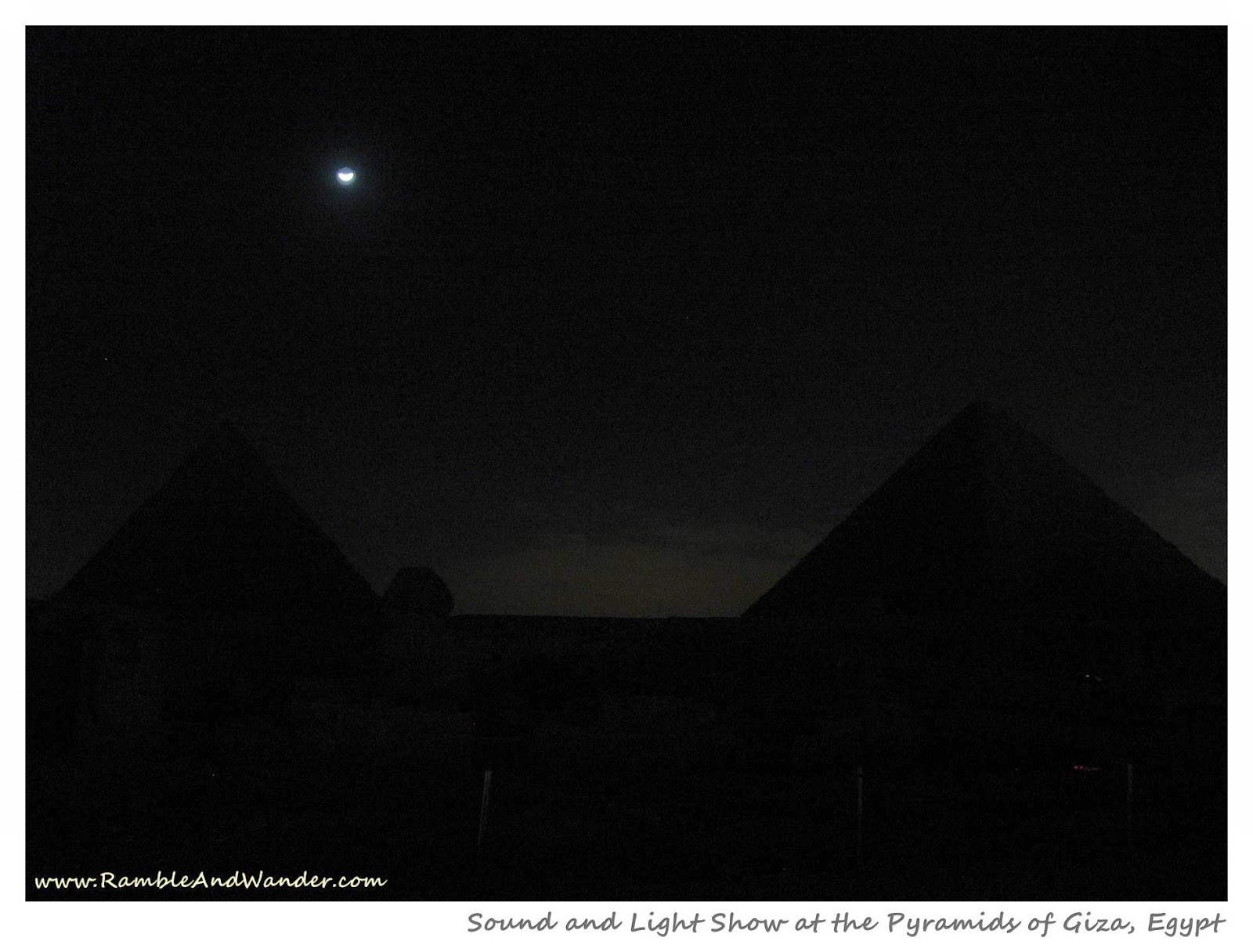 Sound and Light Show at the Pyramids of Giza, Egypt | www.rambleandwander.com