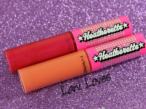 MAC Monday: Heatherette - Sock Hop and Style Minx Lipglass Swatches & Review