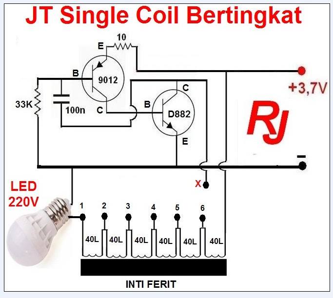 SKEMA JT JOULE THIEF BY RAHMAT JAYA SEMUA BYOOOR