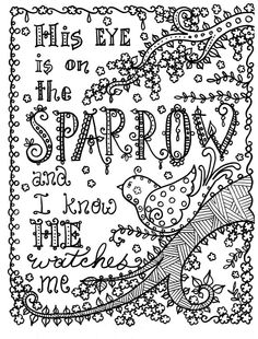 A Colouring Page to Print.