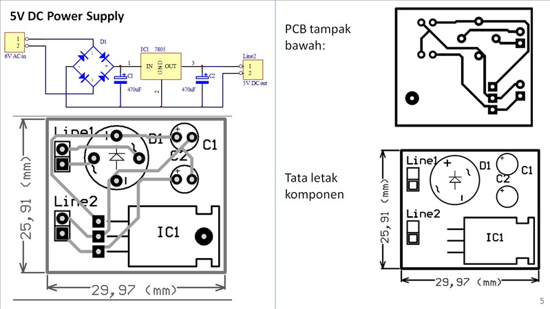 Skema Adaptor Charger Hp Adaptor Kita