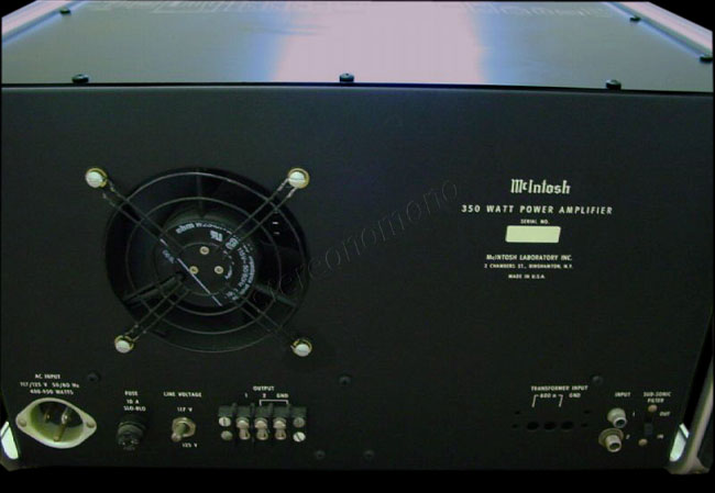 stereonomono - audio Hi Fi Compendium - 14 years on-line: McIntosh MC 3500