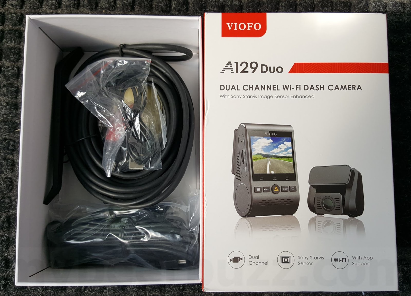 BT Remote Viofo Parking Mode Hard Wire CPL Fit A129 Duo Car Dash Cam Fuse