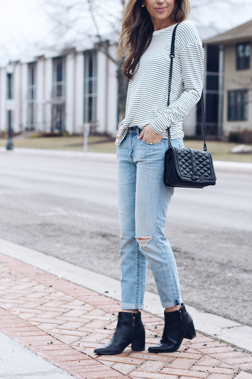 Stripes + boyfriend jeans | Lilly Style | Bloglovin’