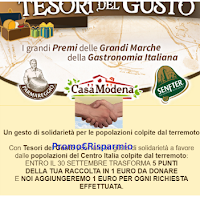 Con Tesori del Gusto puoi fare un gesto di solidarietà ! Logo Con Tesori del Gusto puoi fare un gesto di solidarietà !