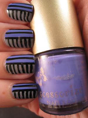Purple-grey-stripes-nail-art