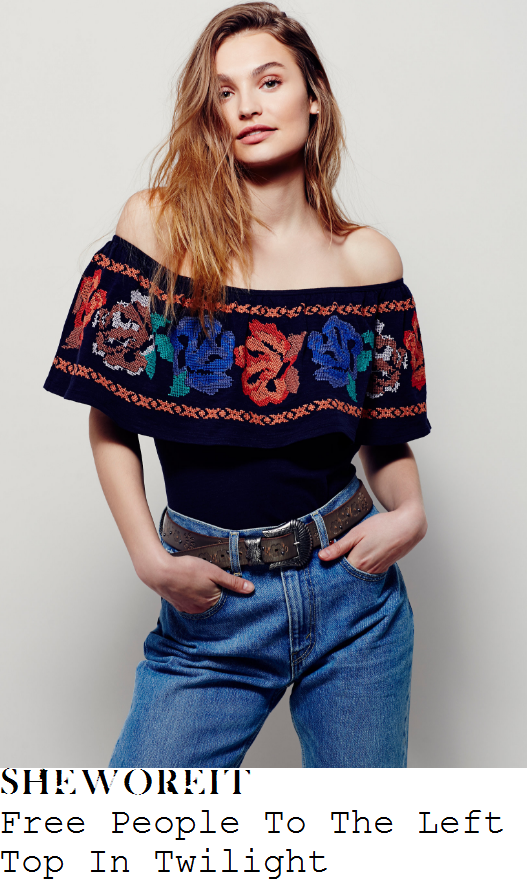 anita-rani-free-people-to-the-left-twilight-black-orange-blue-brown-and-multicoloured-vintage-floral-tapestry-embroidery-detail-off-the-shoulder-bardot-neckline-top