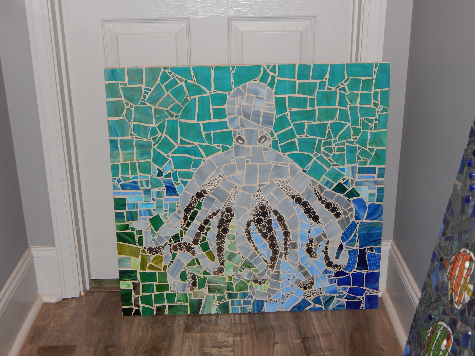 Broken Bit Mosaics Octopus Mosaic