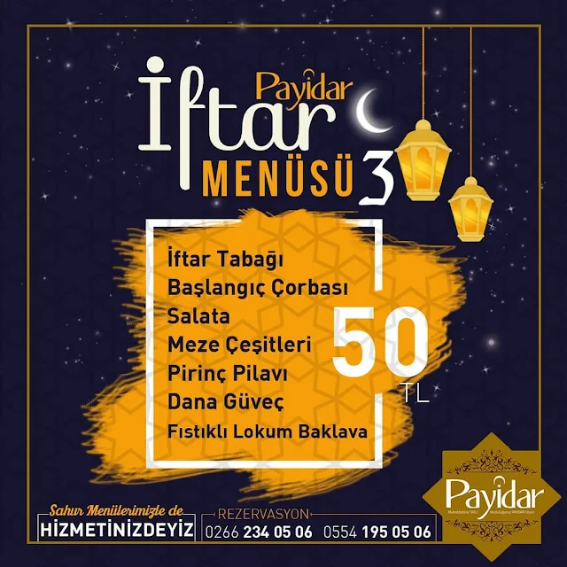 iftar menüleri 2019 iftar mekanları 2019 ramazan menüleri 2019