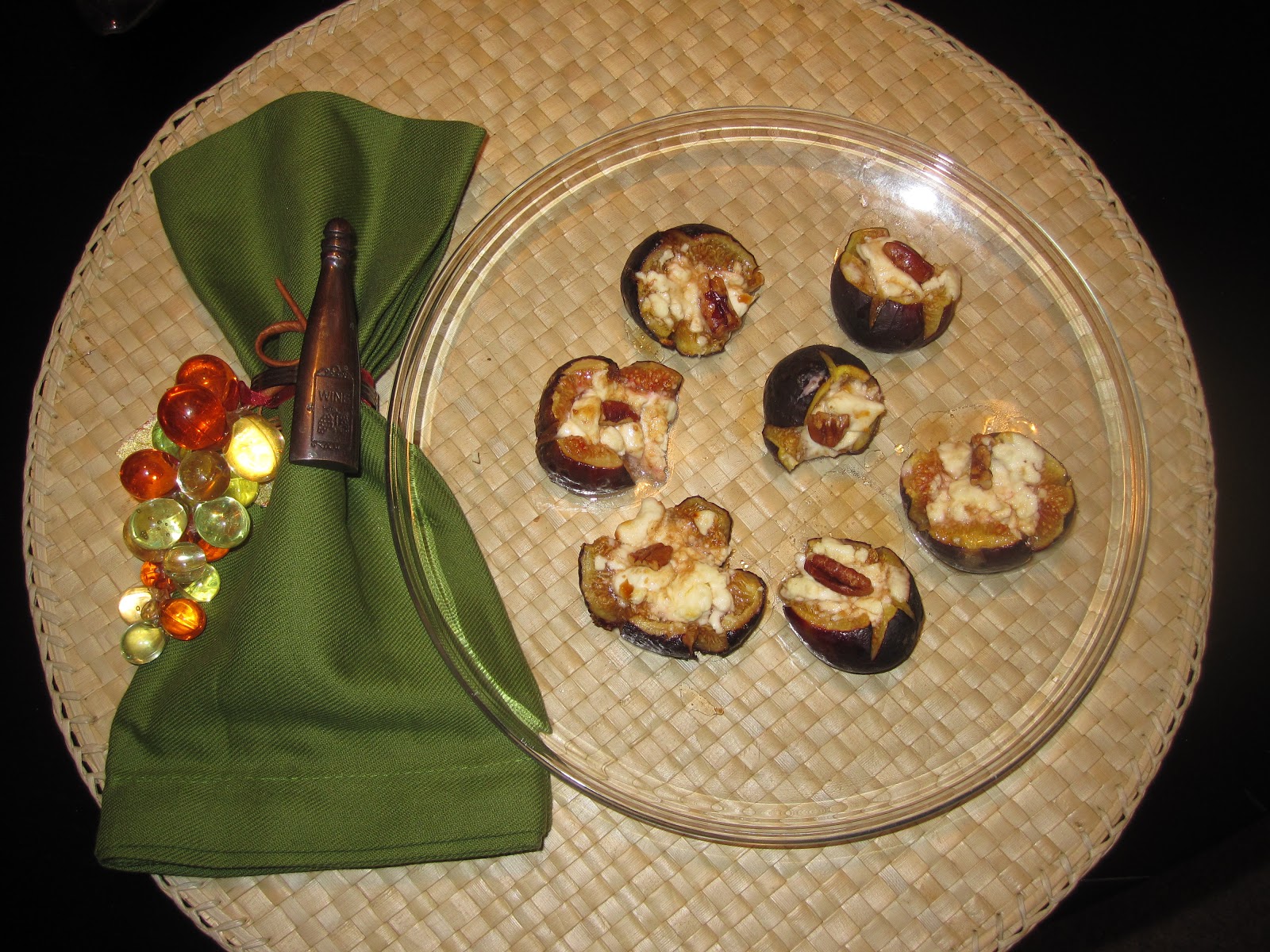 runnerandabaker Cheese Stuffed Figs with Balsamic Vinegar, Honey, and