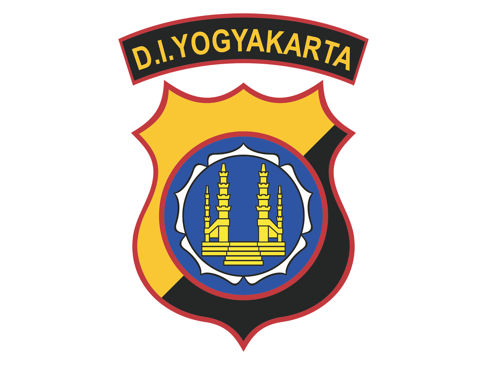 Logo Polda Daerah Istimewa Yogyakarta ( DIY ) Format Cdr & Png  GUDRIL