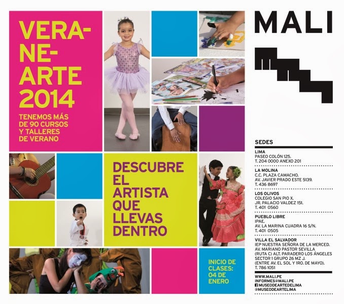 Cursos y talleres de verano en el Museo de Arte de Lima