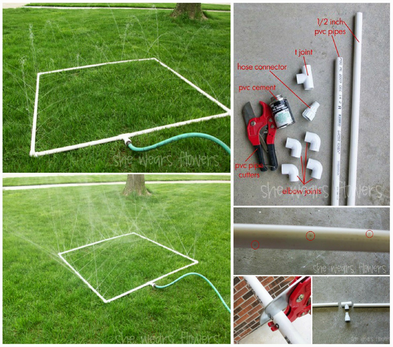 Ideas & Products PVC Sprinkler