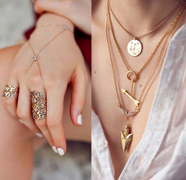 THIS Is How You Stack Rings, Bracelets And Necklaces, layering delicate jewelry