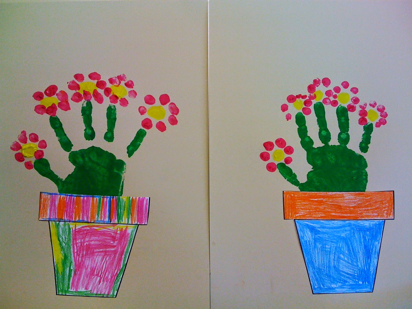 Activité périscolaire maternelle EMPREINTE des MAINS