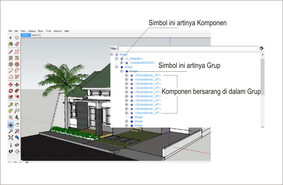 komponen sketchup