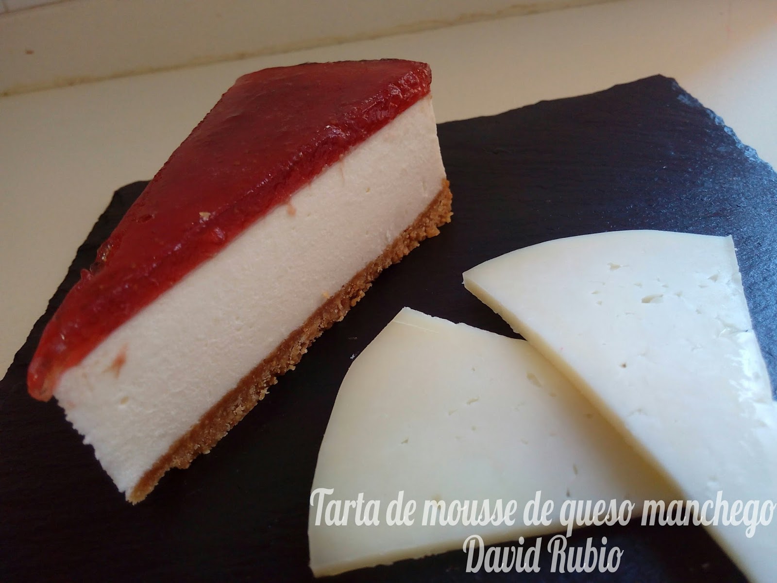 Tarta De Mousse De Queso Manchego
