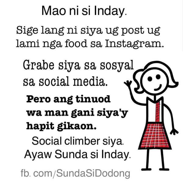 Sosyal sa social media pero sa tinuod wa'y gikaon - Sunda Si Dodong