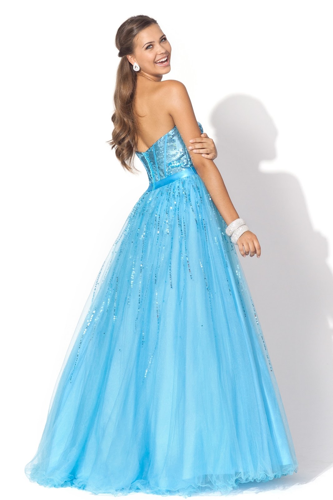 short prom dresses Beautiful Blush Ball Gowns