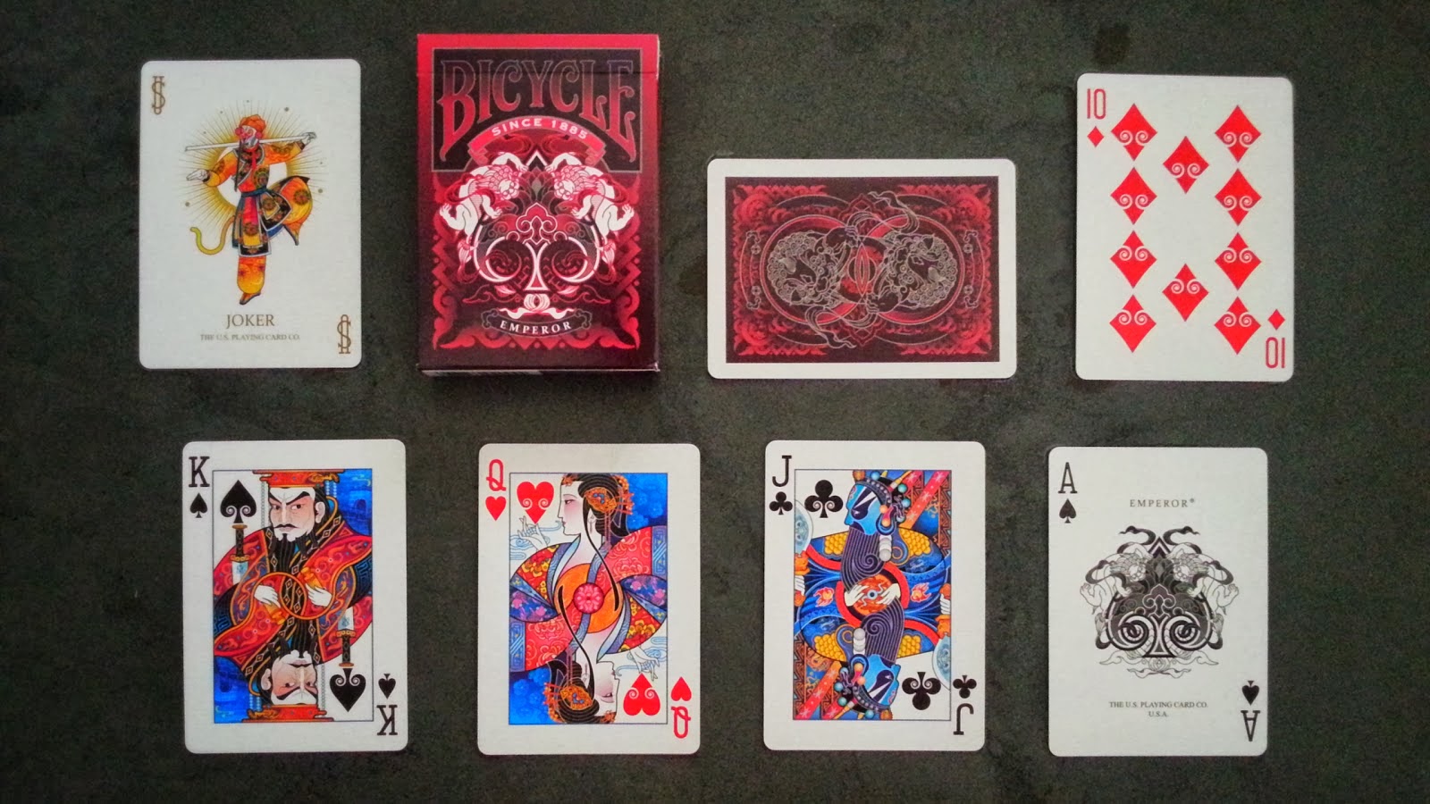 Deck View EMPEROR Playing Cards