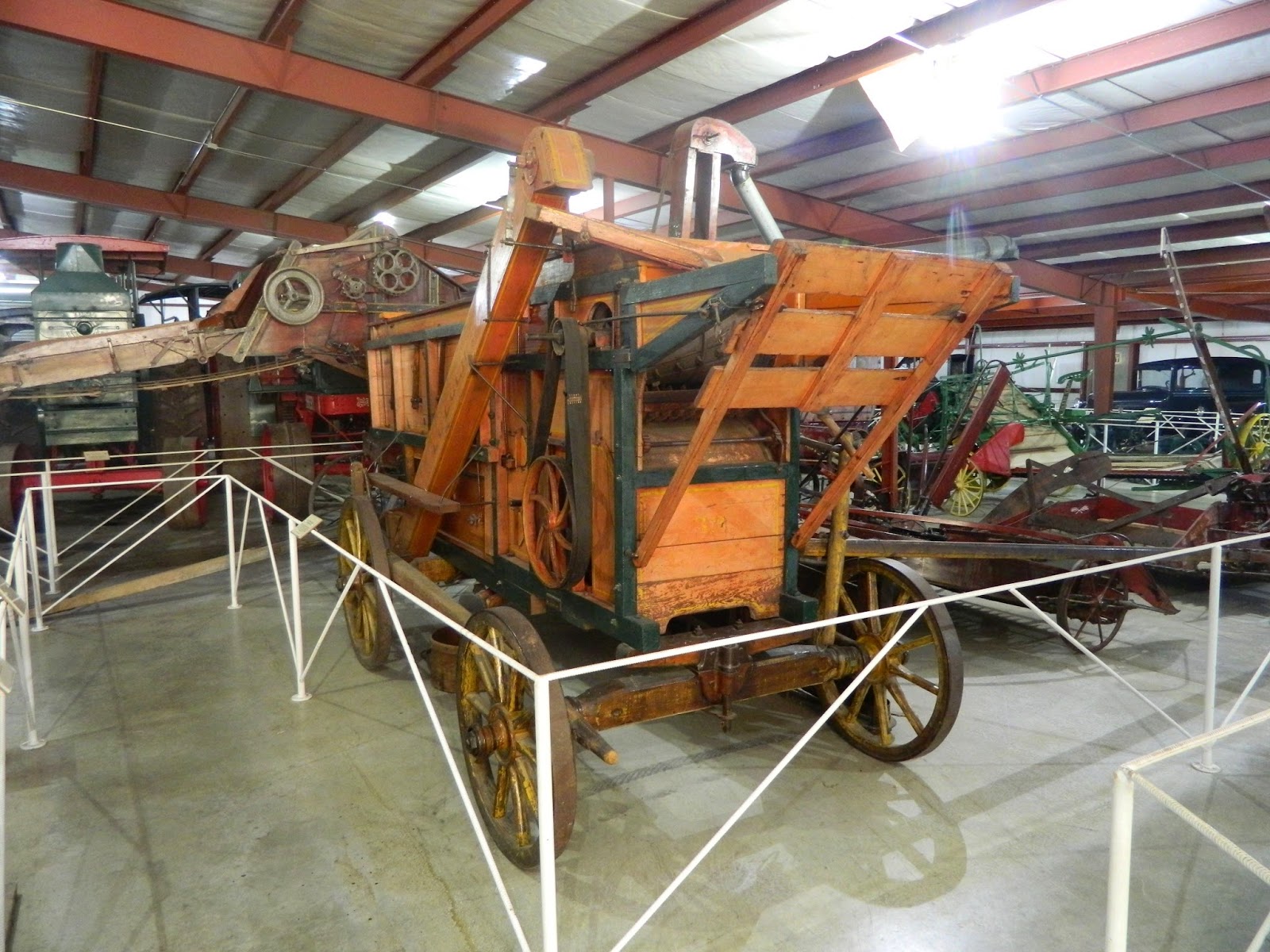 Stuhr Museum of the Prairie Pioneer's Harvesting Implements Late 19th