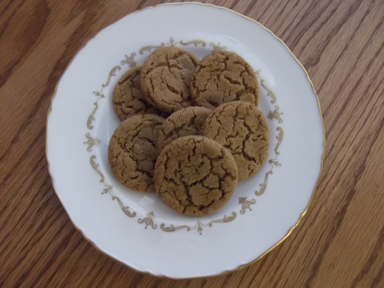 Connections Ginger Molasses Cookies