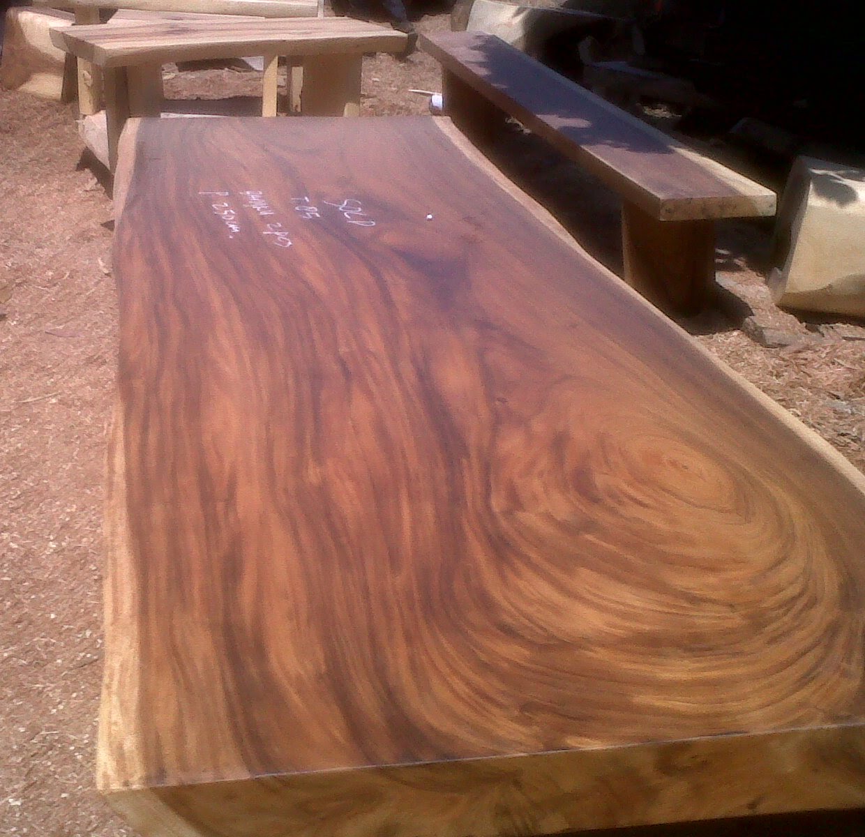 Wood Slab Table