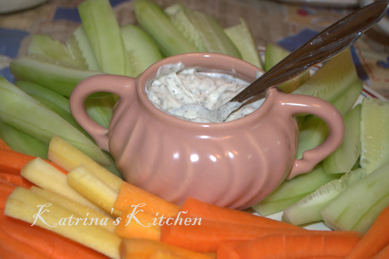 Dill Vegetable Dip Beau Monde Vegetarian Foody's