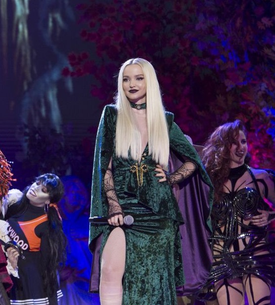 Red Carpet Dresses: Dove Cameron - Hocus Pocus 25th Anniversary