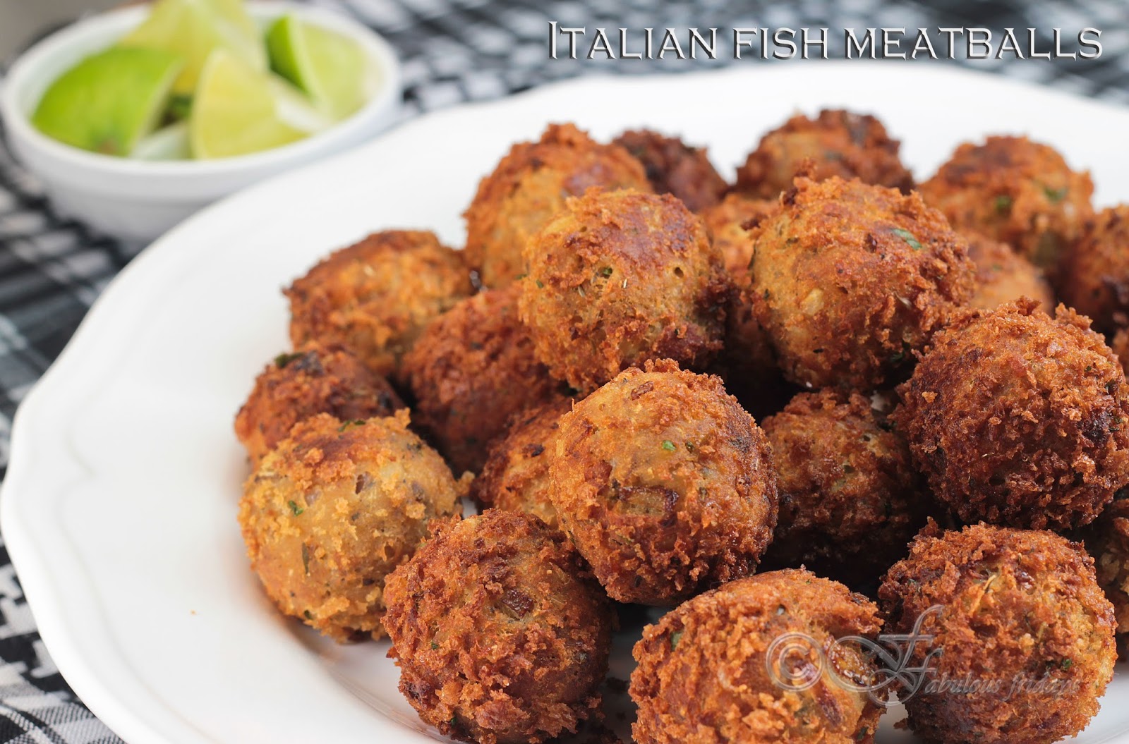 fabulous fridays Italian fish meatballs