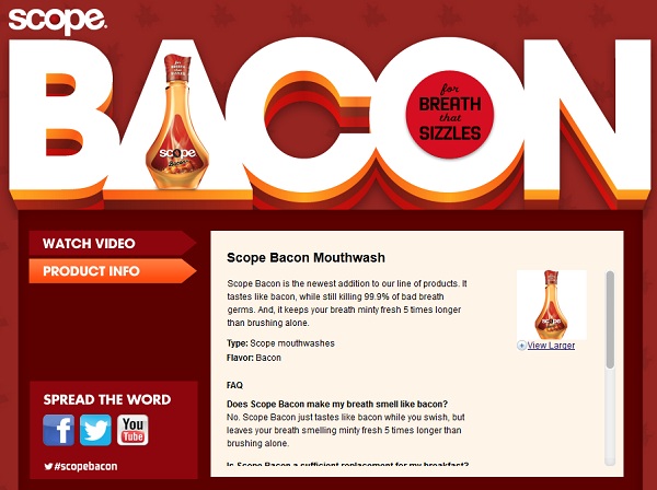 Bacon Flavored Mouthwash7