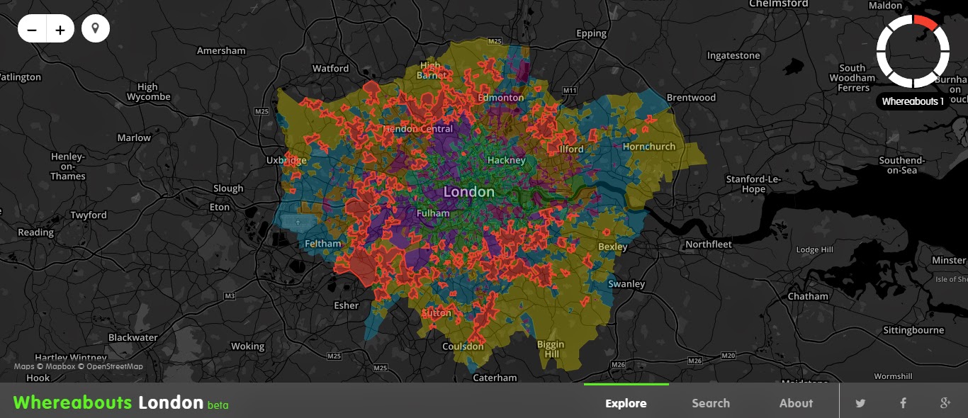 WHEREABOUTS London Can gps your address?