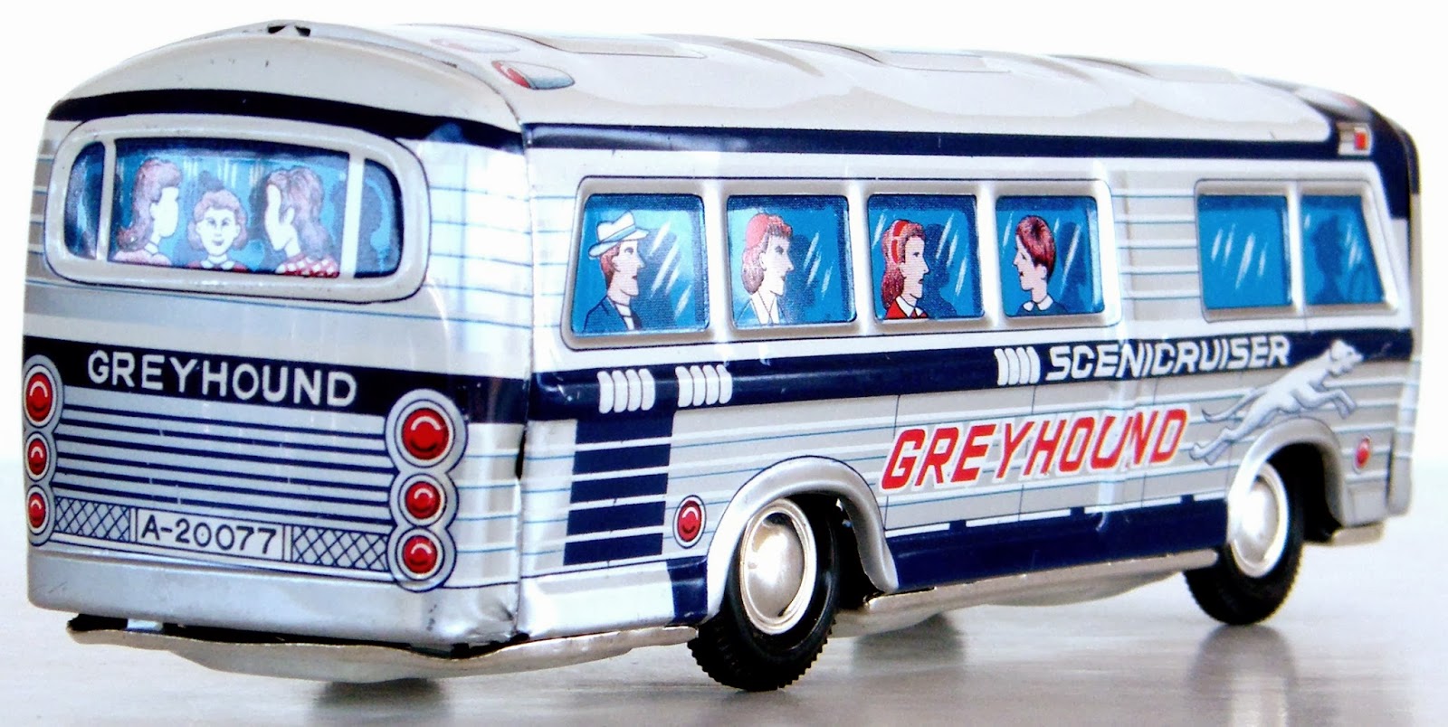 Toys and Stuff Kyowa Toy Co. No. 60 Scenicruiser Greyhound Bus