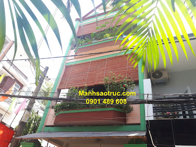 Mành tre che nắng ban công