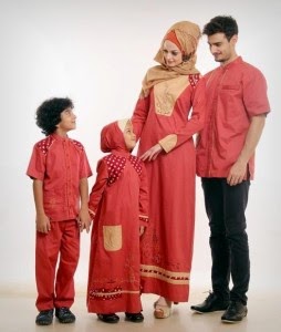10 Baju  Muslim  Couple  Ayah  Ibu dan Anak  Terbaru