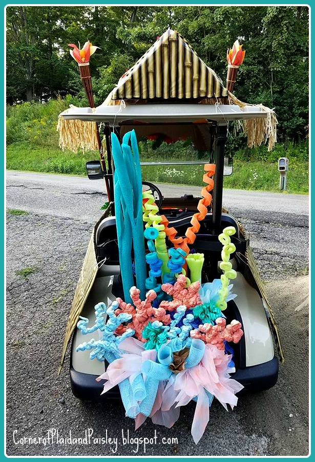 Luau Fun Corner Of Plaid And Paisley
