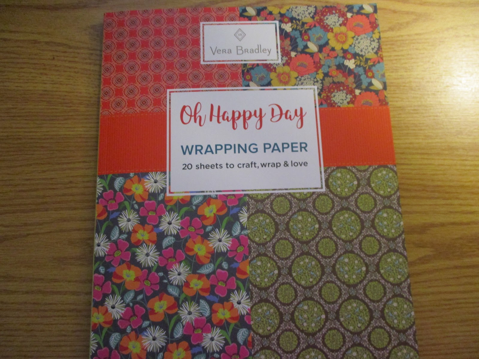 Missy's Product Reviews Oh Happy Day Vera Bradley Wrapping Paper
