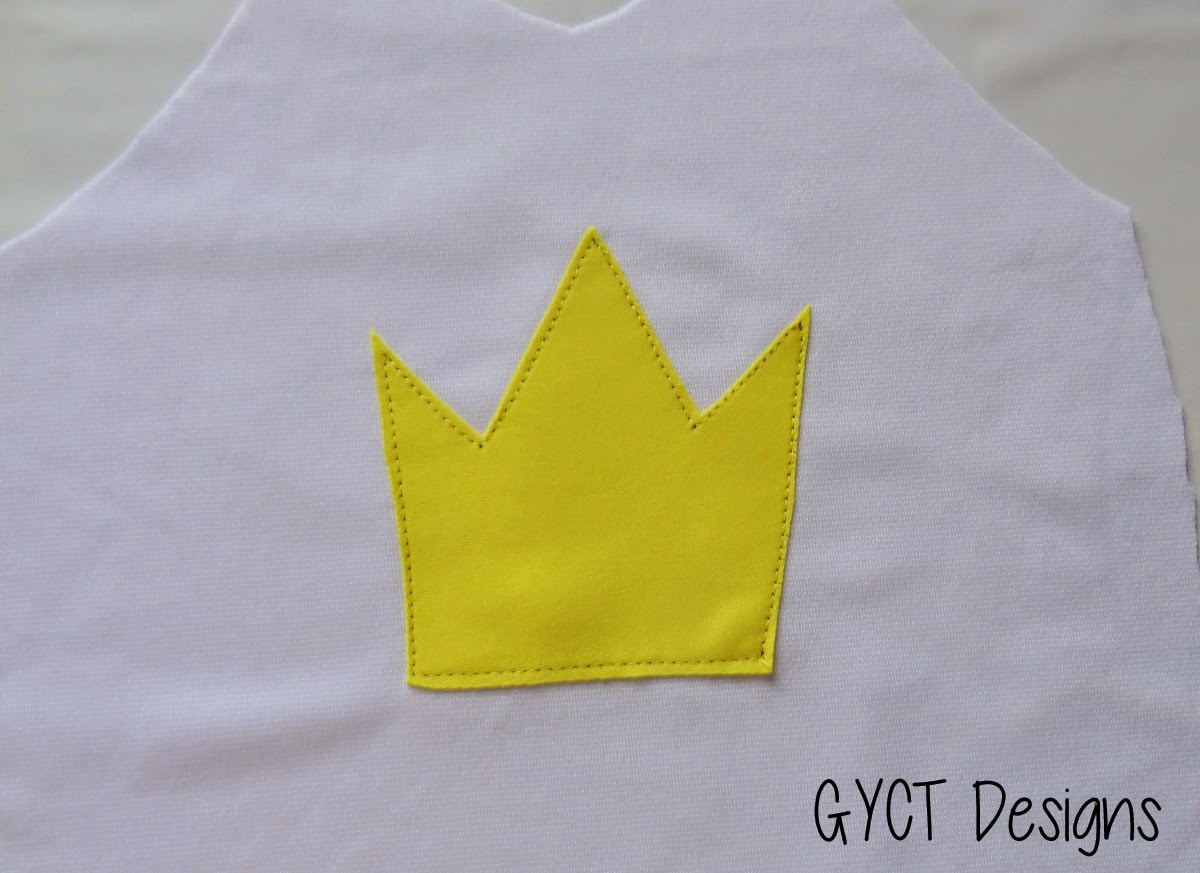 Princess Peach T-shirt Applique & Tutorial by GYCT