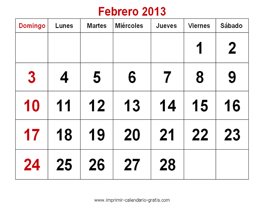 Transición Generalmente Limpiar El Piso Calendario Del Mes De Febrero