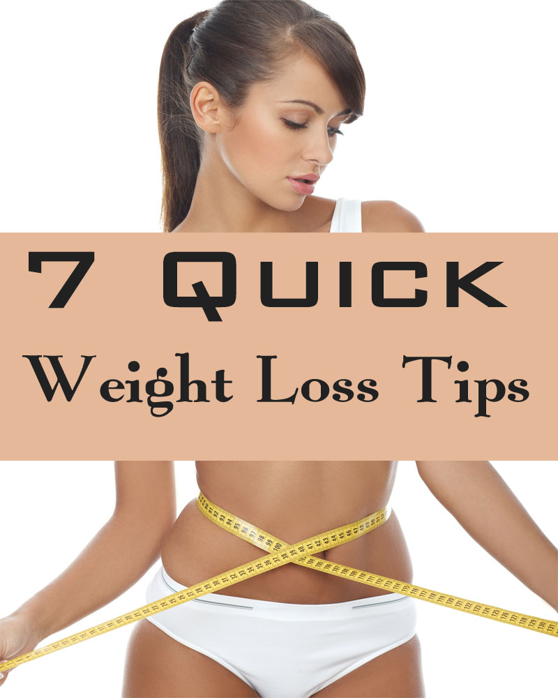 7 Quick Weight Loss Tips Healthy Sheet